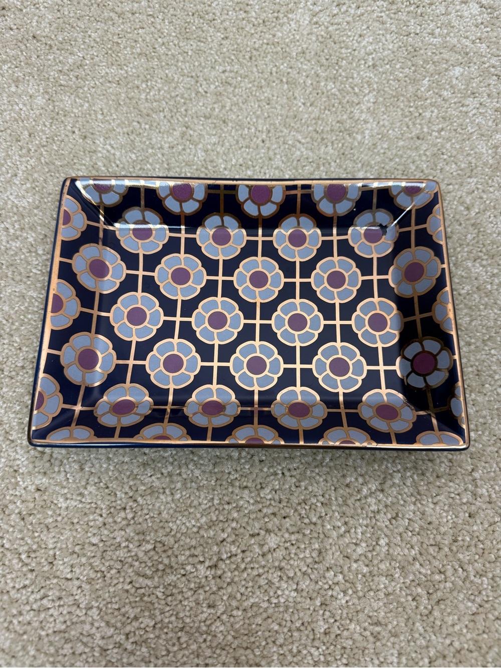 NORDSTROM | art deco floral ceramic trinket Catchall Tray daisies